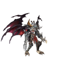 pose d'attaque de personnage de monstre png