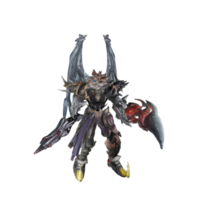 Monster character idle pose png