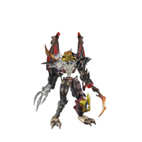 Monster character idle pose png