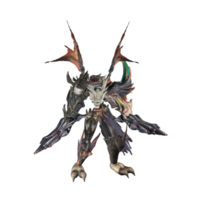 Monster character idle pose png