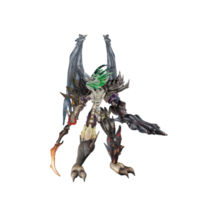 pose básica de personagem monstro png