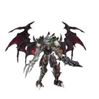 pose de base du personnage de monstre png