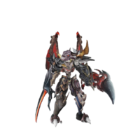 Monster character idle pose png