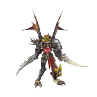 Monster character idle pose png