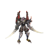 pose ociosa de personagem monstro png