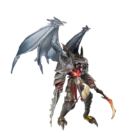 personagem monstro ocioso png