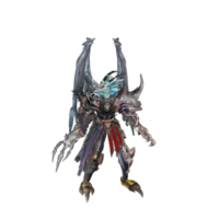 Monster character idle pose png