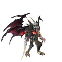 Monster character idle png