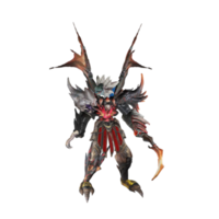 pose de défense de personnage de monstre png