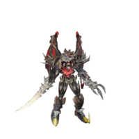 Monster character idle pose png