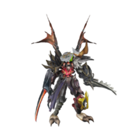 Monster character idle pose png