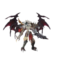 Monster character idle pose png