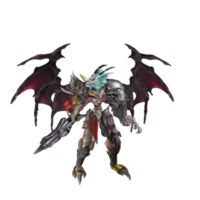 pose de base du personnage de monstre png