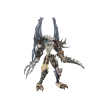 Monster character basic pose png