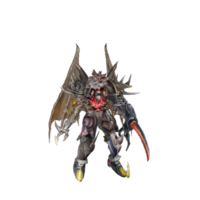 personnage de monstre pose inactive png