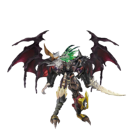 Monster character idle pose png