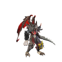 Monster character idle png