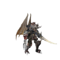 personagem monstro ocioso png