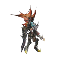 Monstercharakter-Angriffspose png