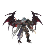 Monster character idle pose png