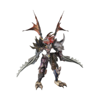 Monster character idle pose png