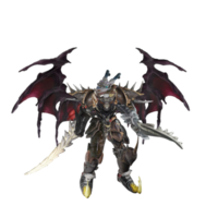 pose de base du personnage de monstre png