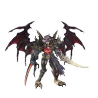 Monster character idle pose png