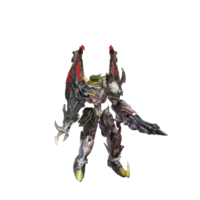 Monster character idle pose png