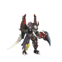 Monster character idle pose png