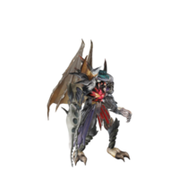 Monstercharakter-Angriffspose png