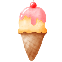 watercolor ice cream png