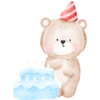 beer en verjaardag taart png