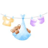 Baby bear baby shower png