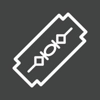 Blade Line Inverted Icon vector