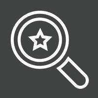 SEO Award Line Inverted Icon vector