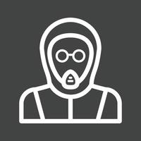Tester Line Inverted Icon vector