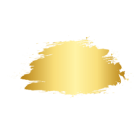 pinselstrich und goldkreiselement png