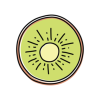 Ilustraciones de kiwi fruit sketch png