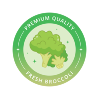 broccoli vegetabiliska klistermärke illustration png