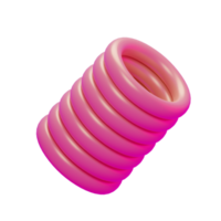 ilustrações 3d de geometria espiral png