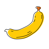 Banana Fruit Outline Illustrations png