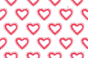 rosso linea disegnare in giro rosso cuore icona sfondo, mano disegnare forma simbolo amore, design elementi isolato per amore nozze, donna, uomo, San Valentino giorno o madre giorno, copia testo carta