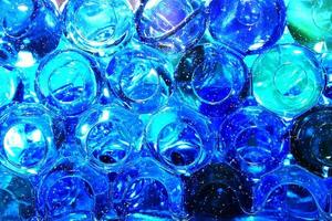burbujas azules, fondo de burbuja azul, fondo abstracto azul foto