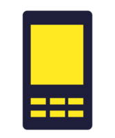 icône de smartphone png avec fond transparent.