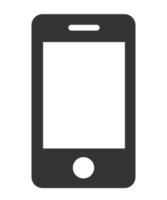 smartphone ícone png com fundo transparente.