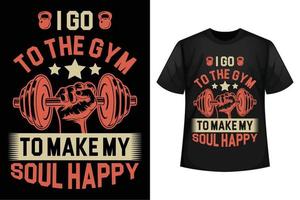 Workout because zombies will eat the slow ones first - GYM t-shirt design template vector
