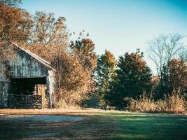 Barn at Sunset photo