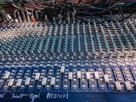 Concert Sound Mixing Board photo