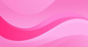 fondo de banner de onda rosa elegante vector