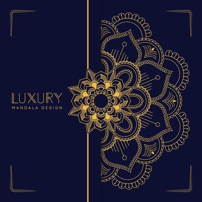 Abstract background with flowers. Creative luxury ornamental decorative mandala design background. Vector illustration.